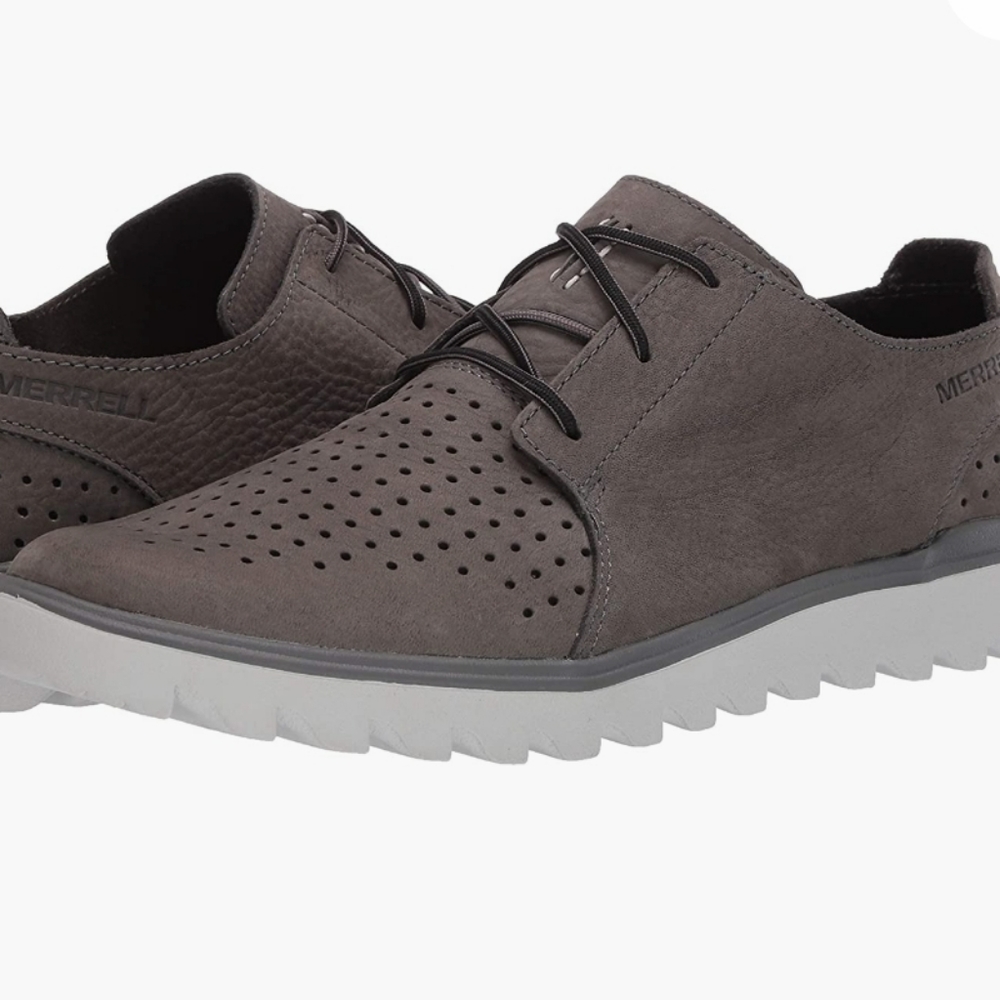 Merrell•9 Downtown Lace Sneaker charcoal gray